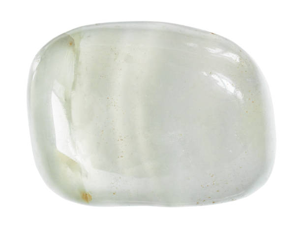 istock polished colorless banded calcite mineral cutout 2090717046