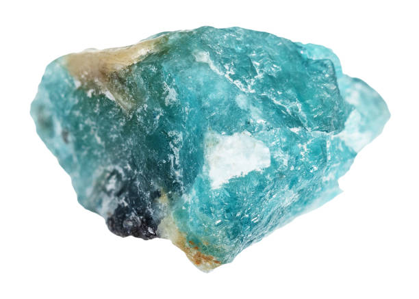 istock natural unpolished grandidierite crystal cutout 2090717062