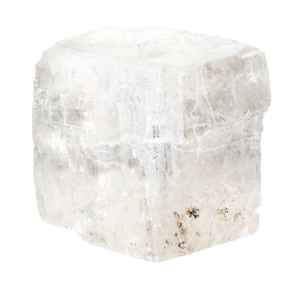 istock natural raw colorless calcite mineral cutout 2090739020