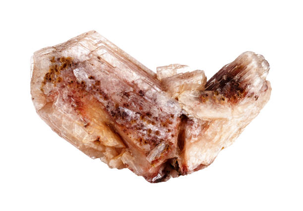 istock specimen of natural raw stilbite mineral cutout 2090739084