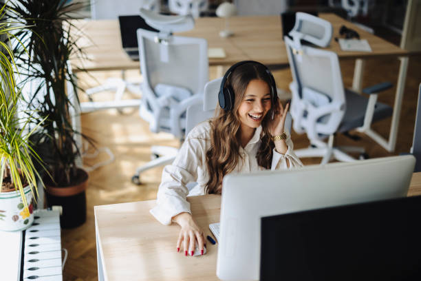 istock Woman working at call center 2090769875