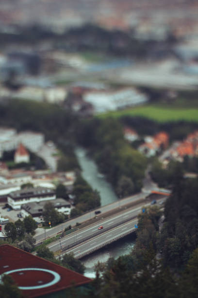 Innsbruck in tilt shift