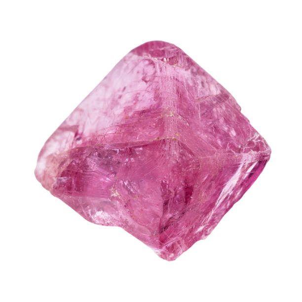istock natural rough pink spinel crystal cutout 2090787439
