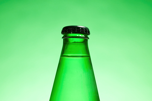 Green soda water.