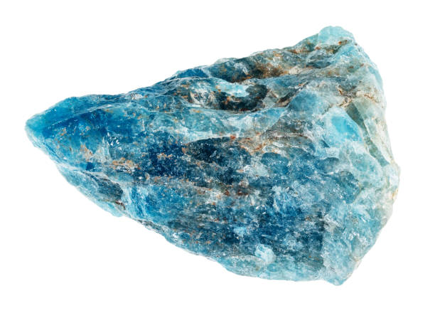 istock specimen of natural raw blue apatite stone cutout 2090811042