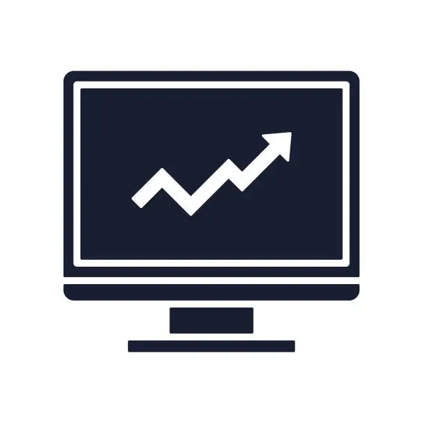 Vector illustration of Solid Vector Icon for Inflation Economics