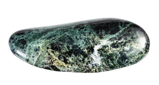 istock serpentinized peridotitic komatiite mineral cutout 2090833851
