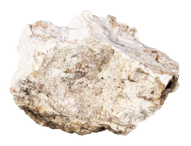 istock specimen of natural rough albite rock cutout 2090834384