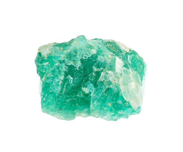 istock specimen of natural raw emerald rock cutout 2090834398