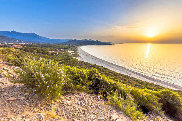 istock Golden sunset over Losari beach 2090847277