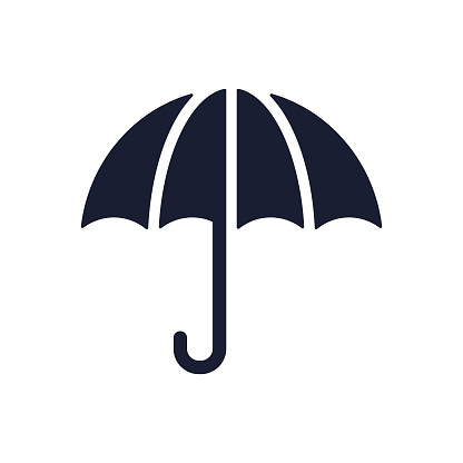 Solid Vector Icon for Insurance