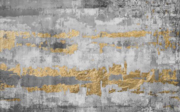istock Carpet composed of golden texture pattern and gray vintage background 2090944712