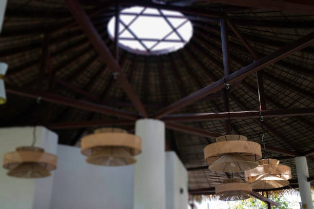 istock Beautiful tropical resort and restaurant 2091033481