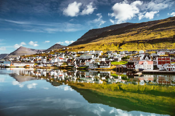Calles de Bøur en las Islas Feroe