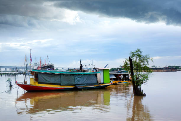 View from Chao Phraya River in Bangkok, Thailand