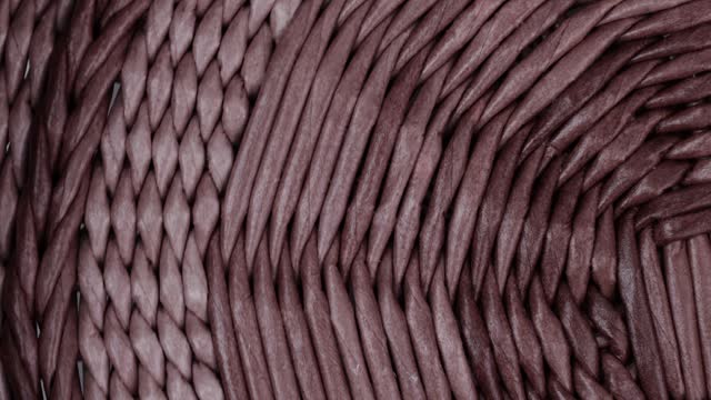 Wicker surface background close up, top view
