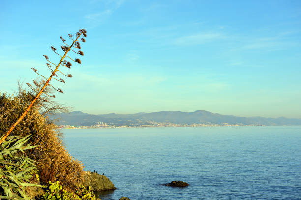 coastal panorama in Arenzano Italy