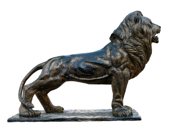 Lion decoration on Centre Street Bridge, Calgary.
