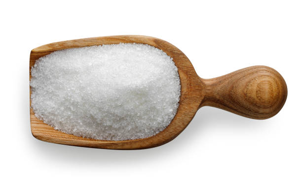 istock sugar in scoop isolated on white top view 2091360281