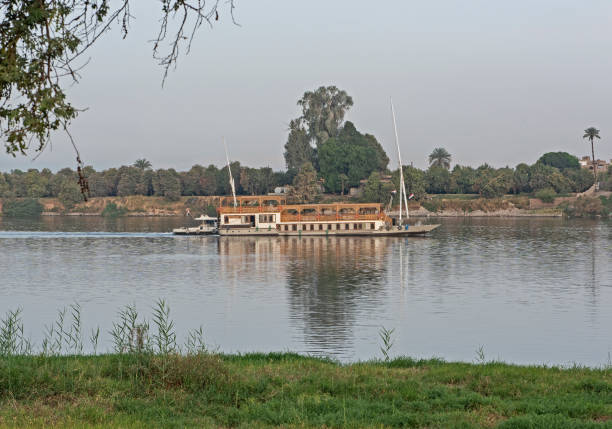 istock Large egyptian river cruise dahabeya boat sailing on Nile 2091380248
