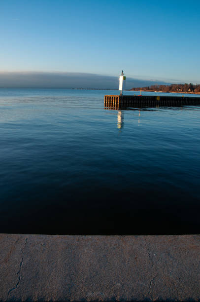 pier at sunrise - beacon la mola architecture and buildings travel locations zdjęcia i obrazy z banku zdjęć