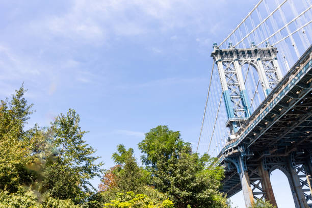 istock Manhattan Bridge seen from a frog's perspective 2091606167