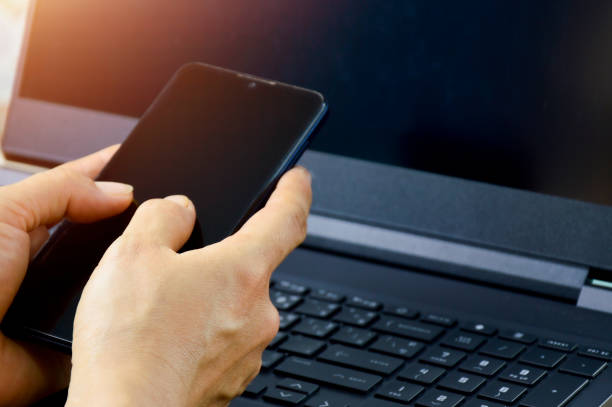 istock Business woman who is working and using a smartphone 2091643148