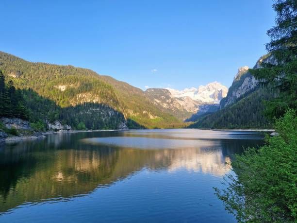 istock Gosau lake - mountain view 2091778906