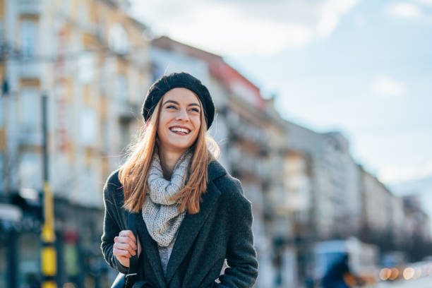 istock Young woman in the city 2091782612