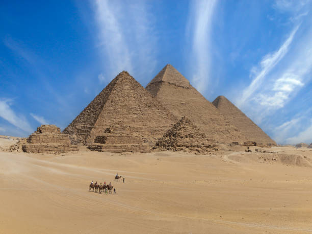 Great Pyramid of Khufu at Giza. Egypt.