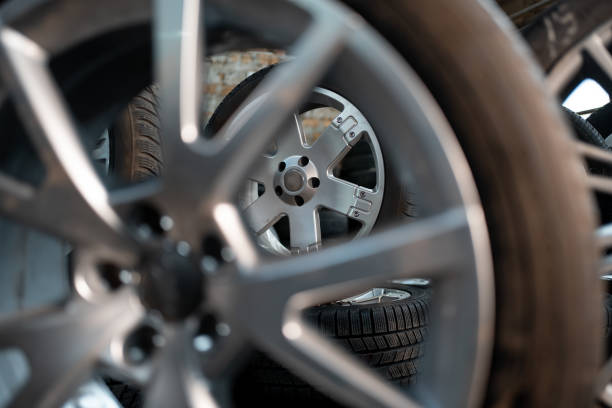 istock closeup of car tire in auto part warehouse 2092246021