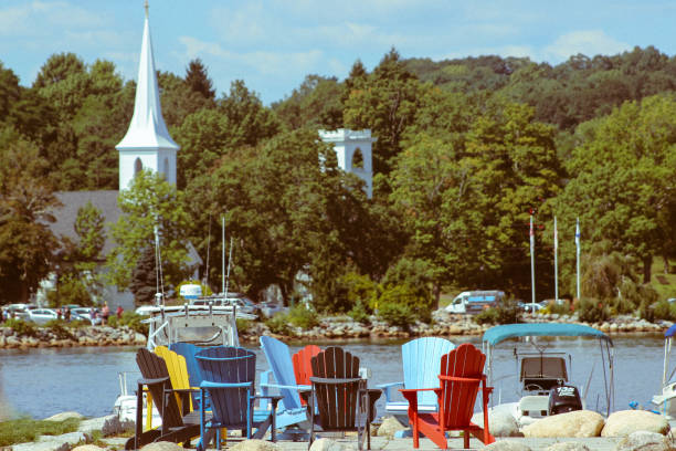 istock Vintage style churches of Mahone Bay 2092285186