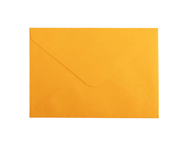 istock Closed paper envelope, holiday gift letter isolated on white background 2092623039