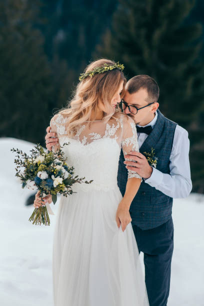istock winter wedding in the mountains. A modern winter wedding 2092626267