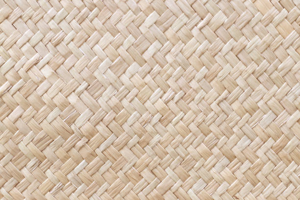 istock Pattern of reed weaving mat with vintage style for background and design art work. 2092745608