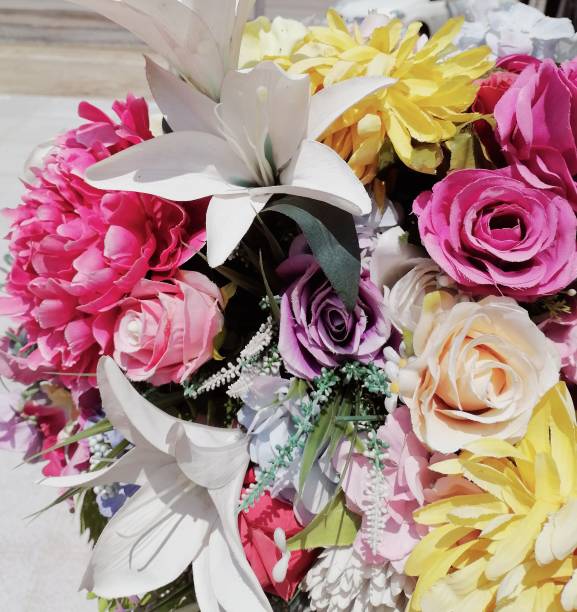 Beautiful of rose artificial flowers