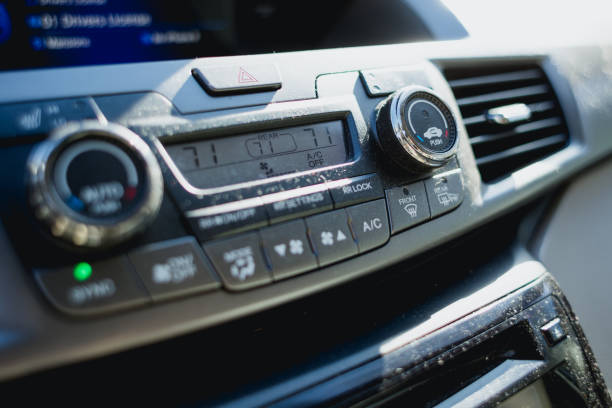 istock Car air vents and temperature control 2092865686