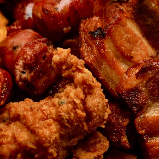 Picadera, dominican cuisine, carnitas, tostones, french fries, mashed plantain, chicharron, fried chicken, fries dominican cheese, longaniza