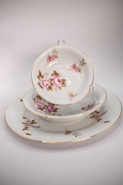 istock vintage crockery with floral decorations 2092962256