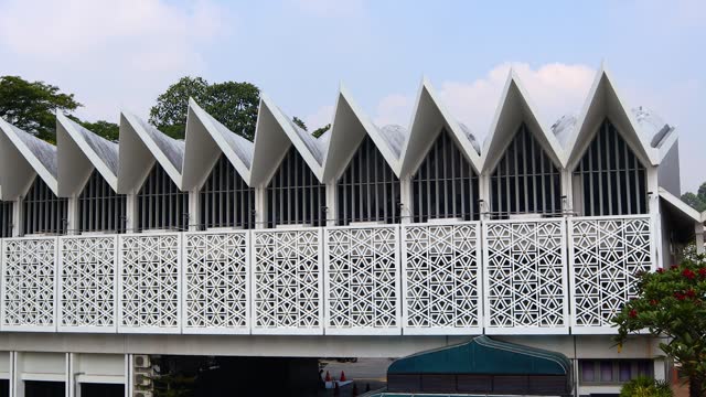 National Mosque of Malaysia (Masjid Negara), the beautiful national center of Malaysia It is a symbol of the city of Kuala Lumpur. An independent and federal Malaysia.