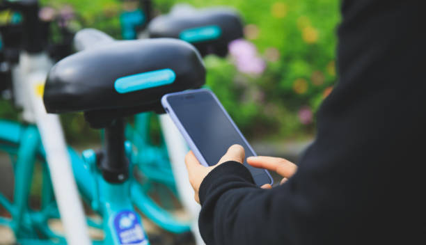 istock Shared bike for riding at seaside 2093065045