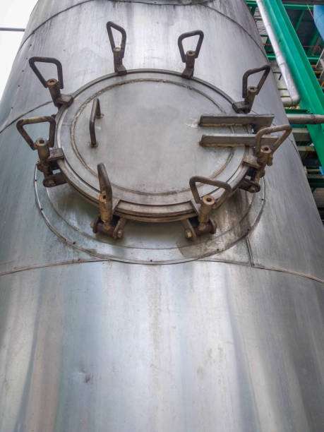 istock man hole of a chemical storage tank 2093078762