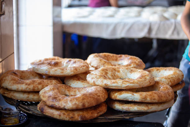 many bread in a wooden plates