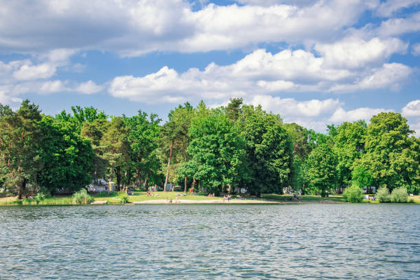istock beautiful sunny spring day on the lake in Ingolstadt 2093261816