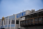 The Pier 39 Sign in Fisherman's Wharf - San Francisco, California