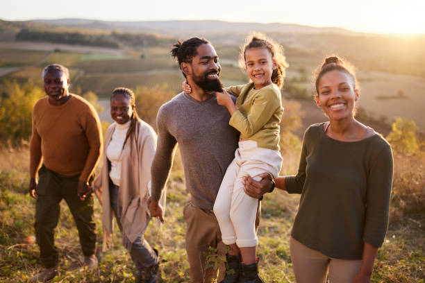istock Family's walk day in autumn! 2093301234