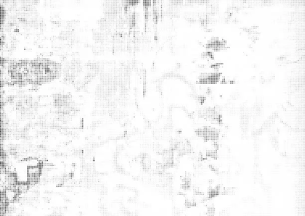 Vector illustration of Grunge half tone graffiti textured pattern