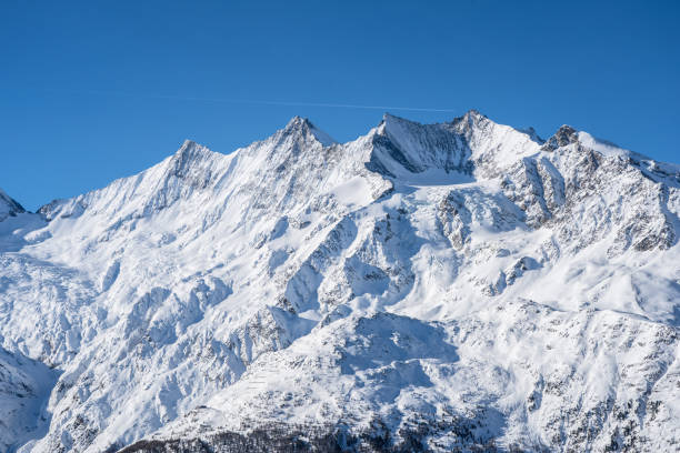 istock Mountain massif near Saas-Fee in Switzerland 2093345512