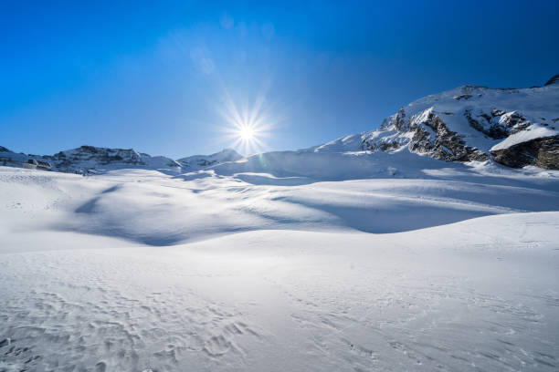 istock Winter snow covered mountain, Saas-Fee, Switzerland 2093351769