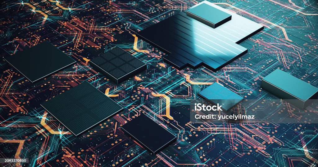 Processor Processing Advanced Cpu Processor Microchip Artificial Intelligence Digitalization ...
